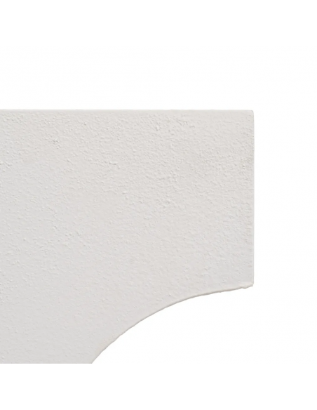 Console mediterrâneo Aiguablava 120 x 30, MDF branco