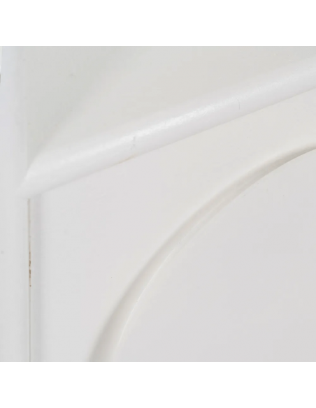 Aparador alto mediterráneo Aiguablava 80 x 40 de MDF blanco