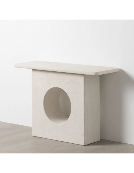 Consola mediterránea Aigua 120 x 40, MDF blanco