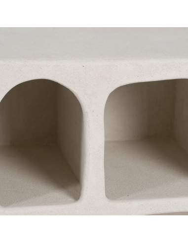 Aparador mediterráneo Aigua 120 x 38, MDF blanco