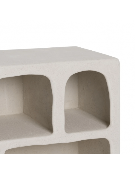 Aparador Mediterrâneo Aigua 120 x 38, MDF branco