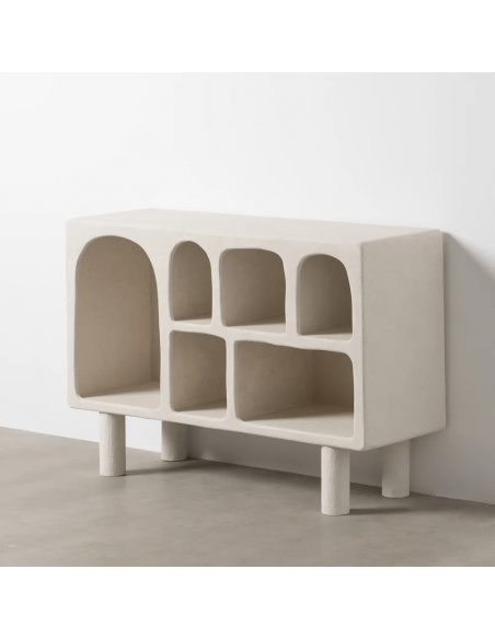 Aparador Mediterrâneo Aigua 120 x 38, MDF branco