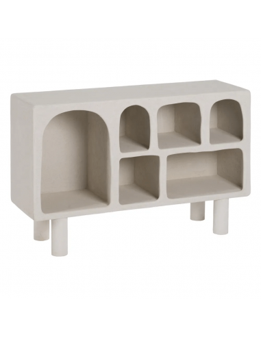 Aparador Mediterrâneo Aigua 120 x 38, MDF branco