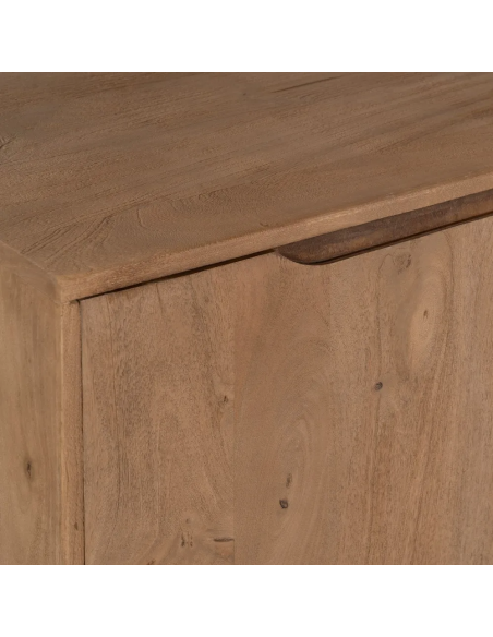 Aparador de lineas rectas SAM 193 x 48 en madera de mango natural