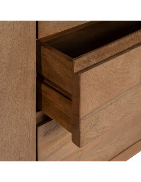 Aparador de lineas rectas SAM 193 x 48 en madera de mango natural