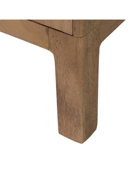 Mueble TV de lineas rectas SAM 150 x 40 de madera de mango