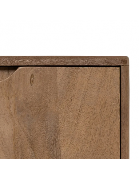 Mueble TV de lineas rectas SAM 150 x 40 de madera de mango