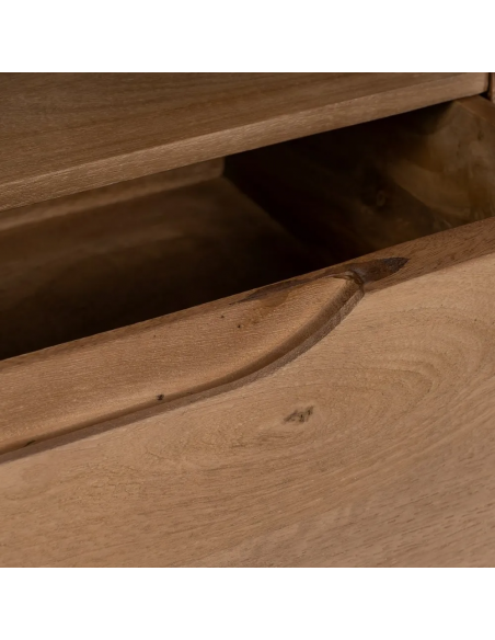 Móvel tv de linhas retas SAM 150 x 40 em madeira de mangueira