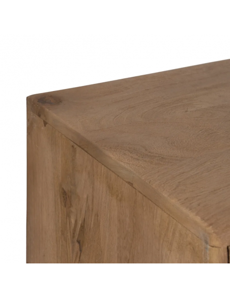 Mueble TV de lineas rectas SAM 150 x 40 de madera de mango