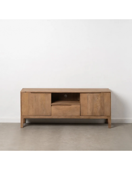 Mueble TV de lineas rectas SAM 150 x 40 de madera de mango