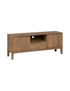 Mueble TV de lineas rectas SAM 150 x 40 de madera de mango