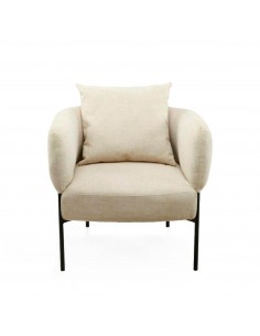 Butaca AGADIR de tejido tango y acero con acabado negro. 2