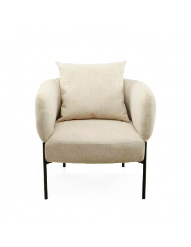 Poltrona AGADIR em tecido tango e aço com...