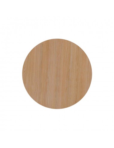 Mesa redonda FATIMA Ø 100, folheado em carvalho.