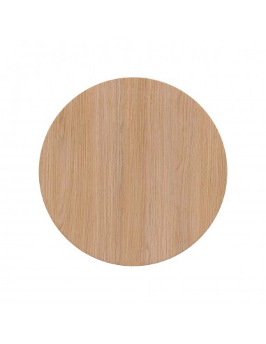 Mesa redonda NAYLA de Ø 120, folheado em carvalho.