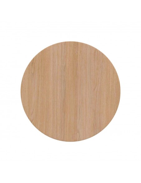 Mesa redonda NAYLA de Ø 120, folheado em carvalho.