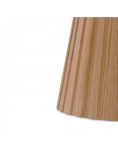 Mesa redonda NAYLA de Ø 120, chapada en roble.