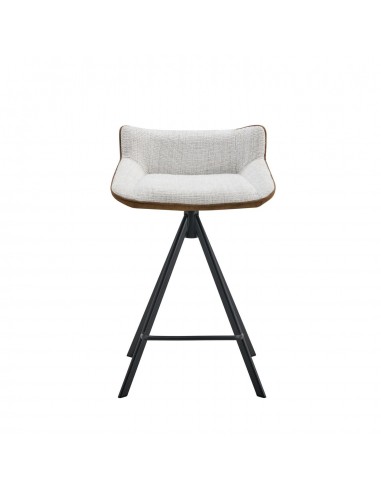 Banqueta GARY 65, tecido combinado Bora/Suede e...