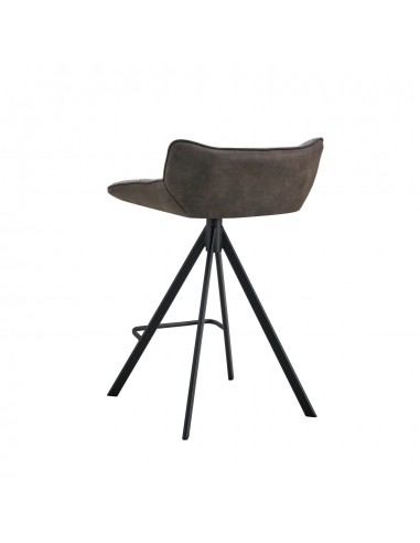 Banqueta GARY 65, tecido combinado Bora/Suede e...