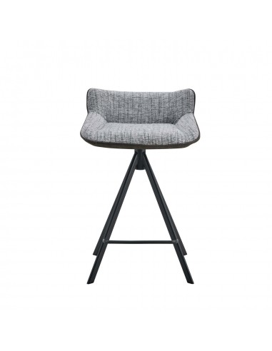 Banqueta GARY 65, tecido combinado Bora/Suede e...