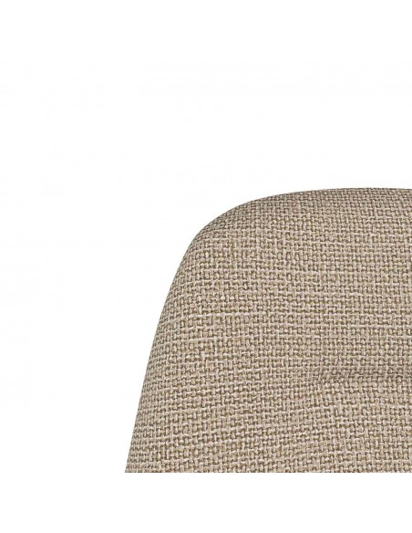 Silla minimalista AIMIN de tejido Tango y patas de metal en negro.