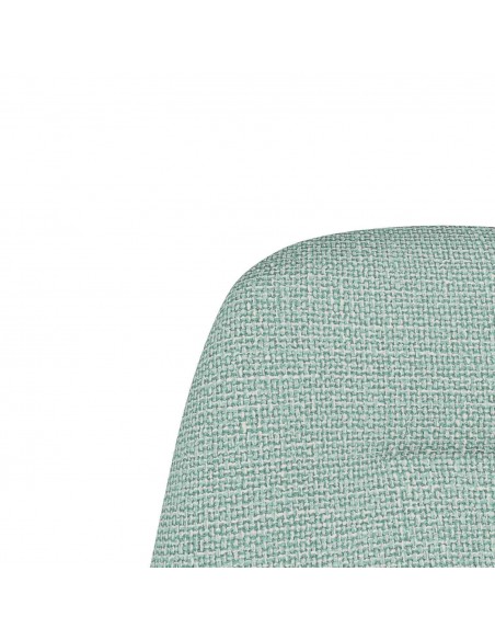 Silla minimalista AIMIN de tejido Tango y patas de metal en negro.