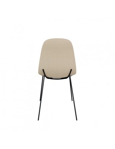 Cadeira minimalista AIMIN em tecido Tango e...