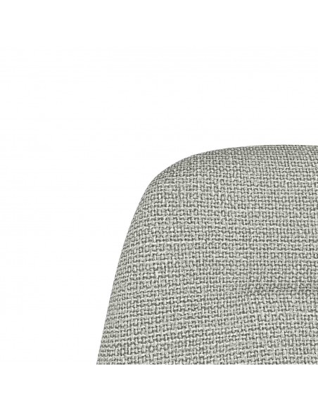 Silla minimalista AIMIN de tejido Tango y patas de metal en negro.