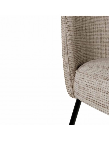 Silla de diseño ANOHA tejido Bora y patas de...