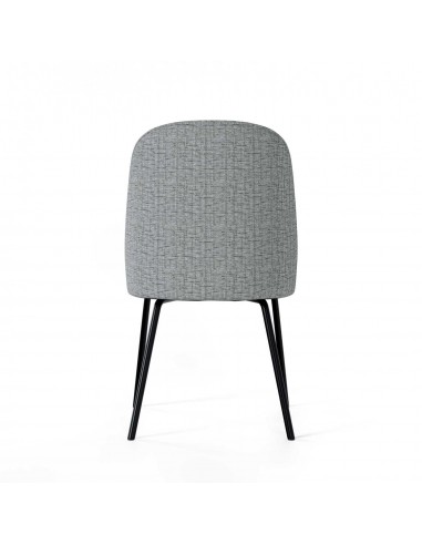 Cadeira de design ANOHA em tecido Bora e pernas...