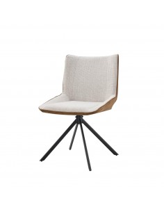 Cadeira de design AIMIN combinada em tecido Bora e Suede... 2