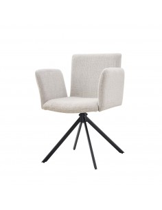 Silla de diseño DEBRA tejido Bora y patas de acero... 2