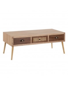 Mesa de centro bohemio chic Sasha 110 x 50, madera de...
