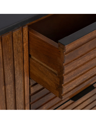 Aparador Kesia 160 x 75, 2 portas e 3 gavetas,...