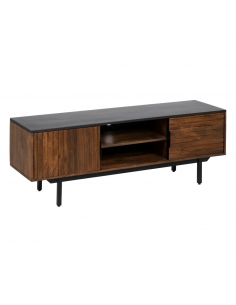 Mueble de TV Kesia 140 x 40, en madera de mango y acero...
