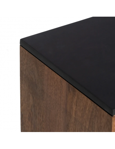 Mesita de noche Kesia 40 x 50 de madera de...