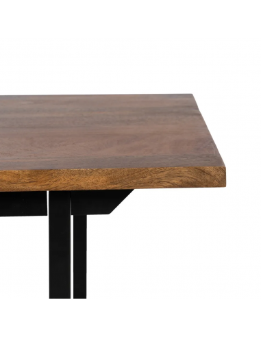 Mesa de centro Kesia 110 x 60 cm, em madeira de...