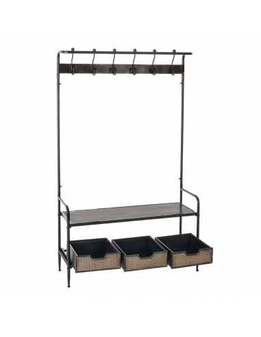 Perchero estilo industrial Brick 111 x 185,...