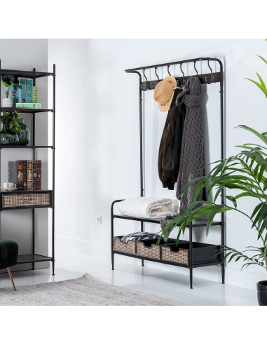 Cabide estilo industrial Brick 111 x 185, aço...