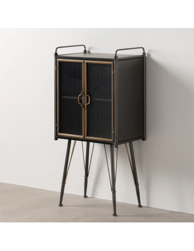 Vitrina de estilo industrial Brick 58 x 120,...