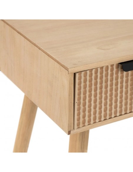 Consola Cofee 110 x 77, 3 cajones de madera de pino y DM