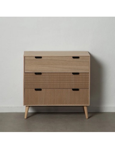 Cômoda Cofee 80 x 77, 3 gavetas em madeira de...