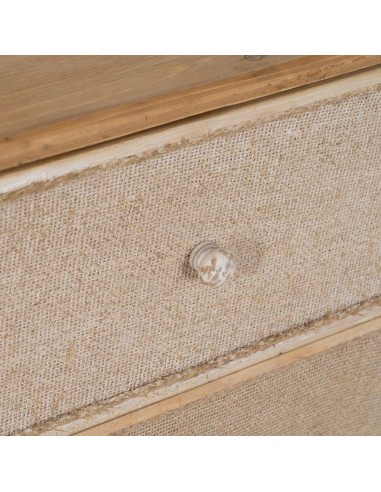 Mesita de noche rústica Gerel 46 x 76 en madera...