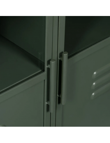 Aparador industrial TOLIX, 120 x 76 em metal...