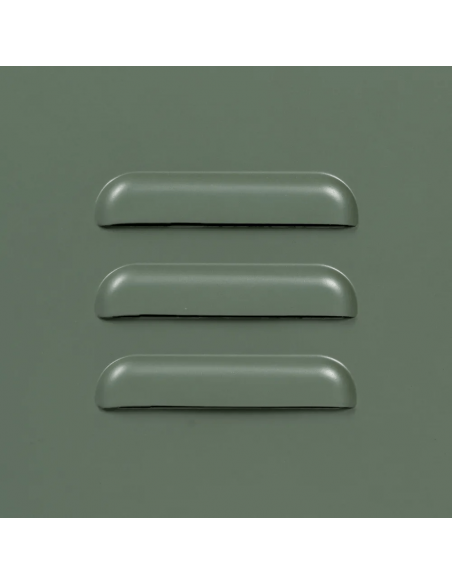 Vitrina industrial TOLIX 72 x 178 em metal verde militar