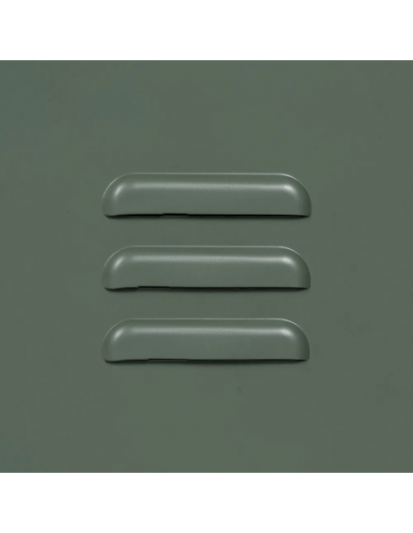 Mesa lateral industrial TOLIX 45 x 76 em metal verde militar