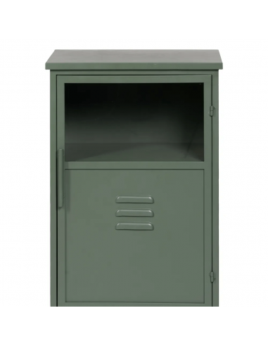 Mesa lateral industrial TOLIX 45 x 76 em metal...