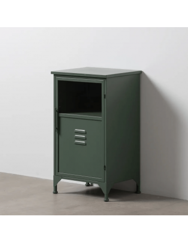 Mesa lateral industrial TOLIX 45 x 76 em metal...