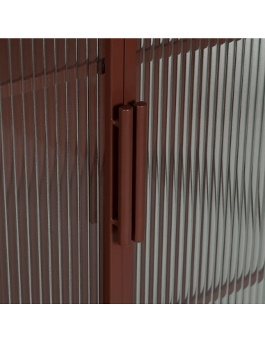 Trixie Vitrina estilo industrial 70 x 143,...