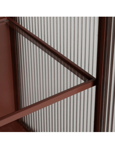 Trixie Vitrina estilo industrial 70 x 143,...